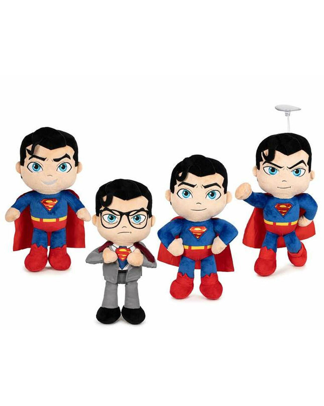 Superman plush toy, 20 cm soft stuffed superhero from Superman brand, featuring iconic costume and detailed face.