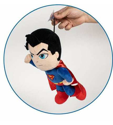 Superman plush toy 32 cm, soft Superman stuffed animal from the speelgoed en games collection, featuring classic superhero design.