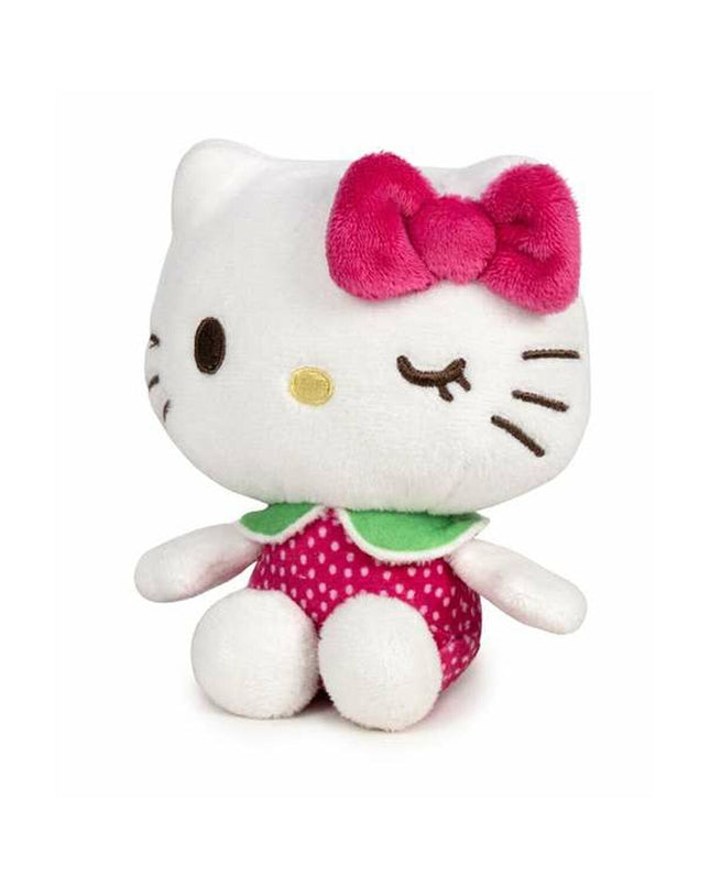 Soft Hello Kitty plush toy, 12 cm, cute and cuddly character from the Hello Kitty brand, designed for children’s play and comfort.