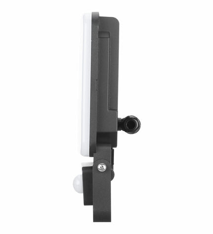 Frameless black EDM Bouwlamp EDM 70422 outdoor garden light with 50W LED, 4100 lumens, 6000K color temperature, for exterior decor.