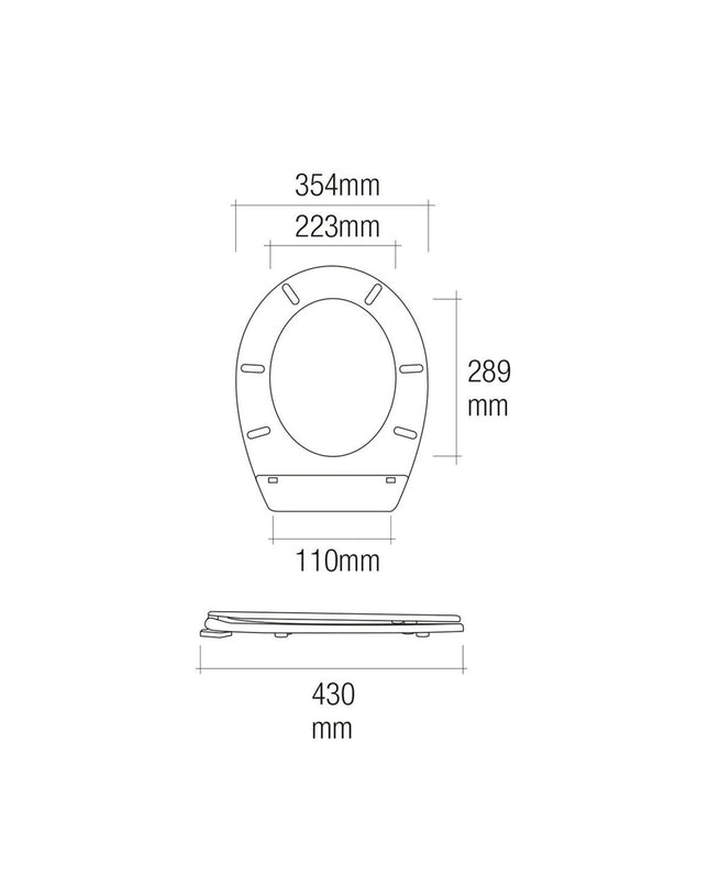 White PVC toilet seat EDM 01511 for bathroom use, featuring durable material and ergonomic design.