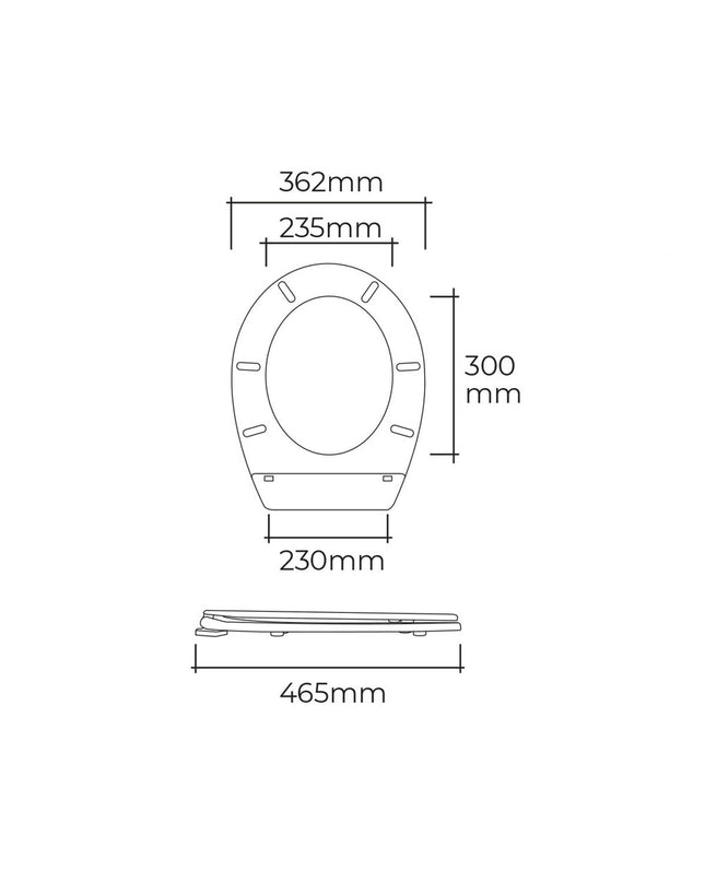White PVC toilet seat EDM 01512 for bathroom, showing smooth surface and sturdy hinges on a clean toilet bowl.