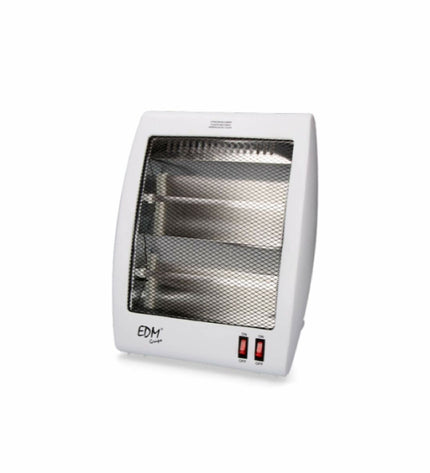 Kwarts Kachel EDM 07109 portable electric heater in white with 1000W power, designed for home heating and cooking.
