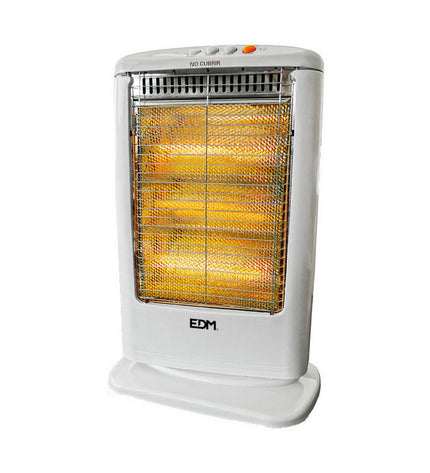 Kwarts Kachel EDM 07117 portable air conditioner, white, 1200W, for home heating and cooling with digital controls.