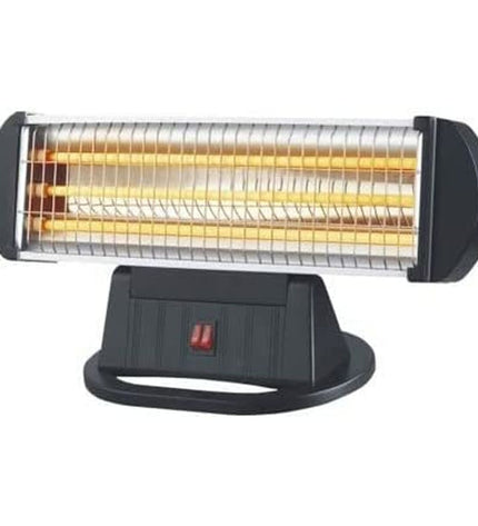 Kwarts Kachel EDM 07140 Zwart portable space heater with 1200W power, ideal for home and cooking use.