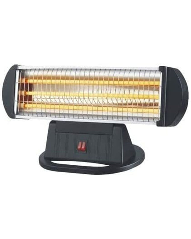 Kwarts Kachel EDM 07140 Zwart portable space heater with 1200W power, ideal for home and cooking use.