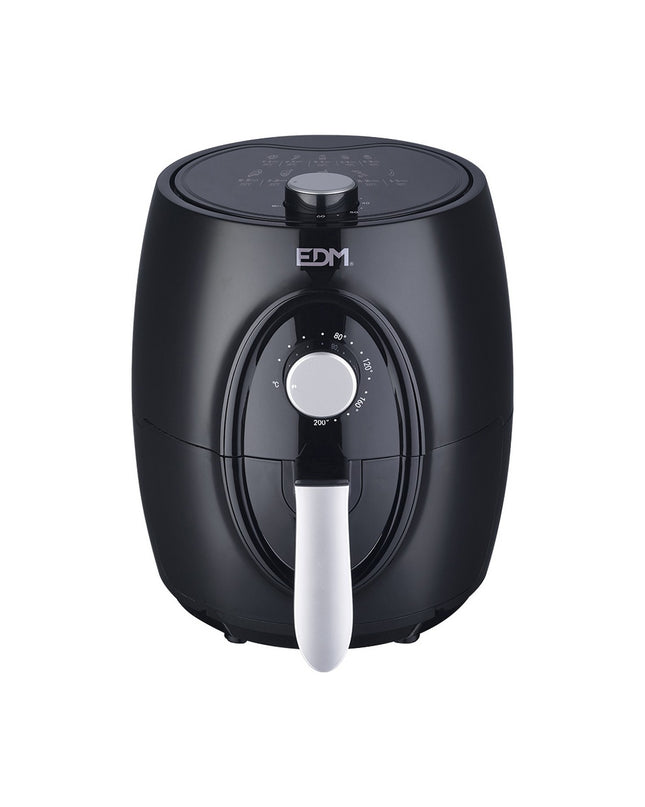 Multicolour EDM Luchtfriteuse with 3.6L capacity and 1400W power, compact electric kitchen appliance for healthy frying