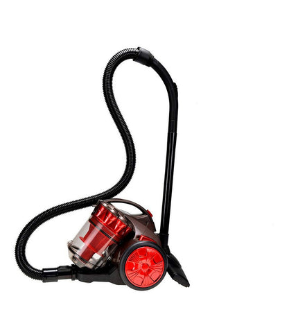 EDM Multi-Cyclonic Stofzuiger 700W for home cleaning, featuring a modern design and adjustable hose for floor and window maintenance.