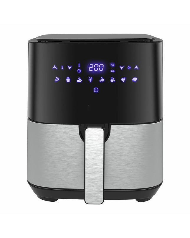 EDM luchtfriteuse model EDM 07790 with 5L capacity, 1450W power, LED display, for home cooking and small electric appliances