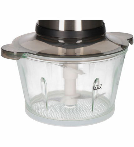 EDM Maalmachine EDM 07791 in stainless steel with 350W power and 1.8L capacity, suitable for household kitchen use.