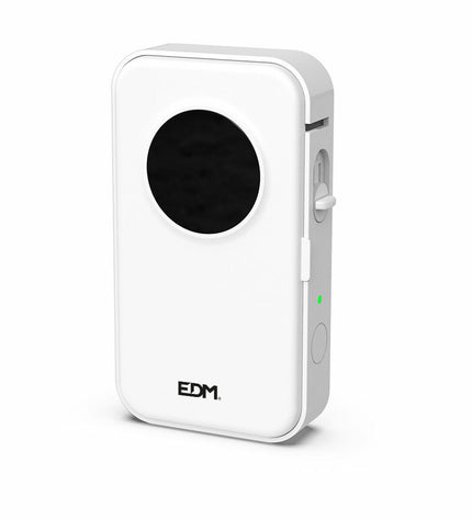 EDM Product Bluetooth thermal printer in white, designed for office use, featuring compact electronic office equipment.