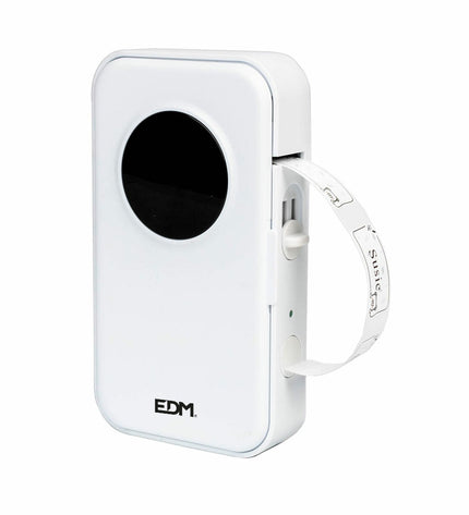 EDM Product thermal Bluetooth printer model EDM 07796 in white, designed for office electronics and stationery use.