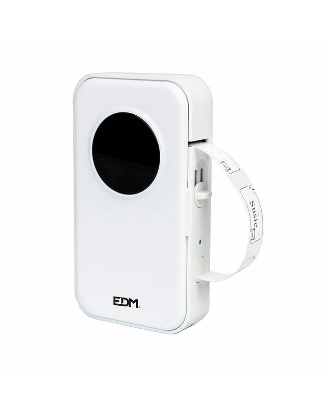 EDM Product thermal Bluetooth printer model EDM 07796 in white, designed for office electronics and stationery use.