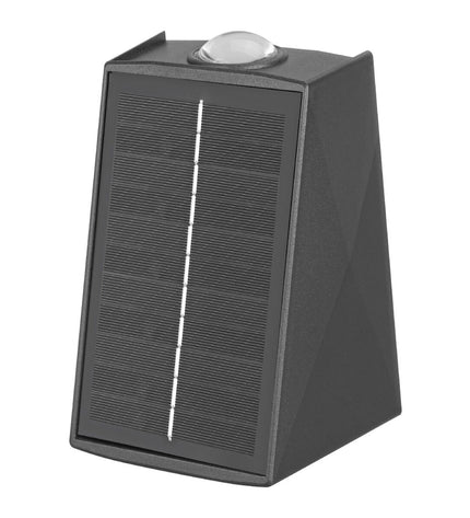 EDM Wandlamp EDM 31822 outdoor garden LED wall light in polycarbonate and ABS, 2W, 100 lumens, warm white 3000K.