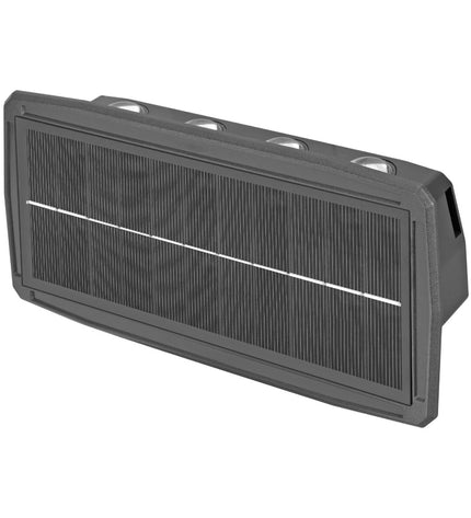 EDM Wandlamp EDM 31828 outdoor LED wall light with polycarbonate and ABS, 8W, warm 3000K glow, for garden decoration.