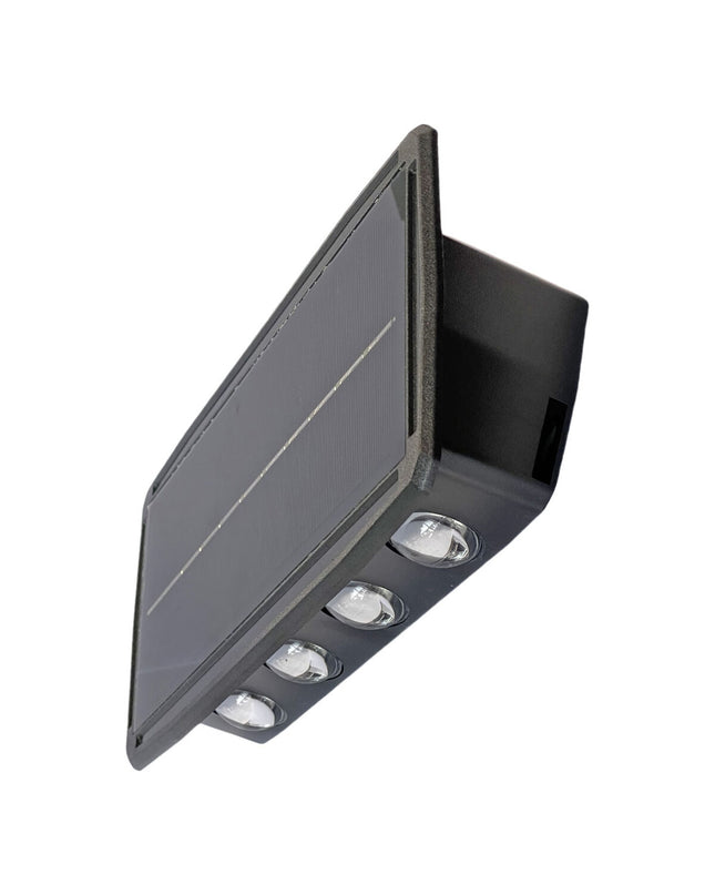 EDM Wandlamp EDM 31828 outdoor garden LED wall light in polycarbonate and ABS, 8W, 400 lumens, warm white 3000K.