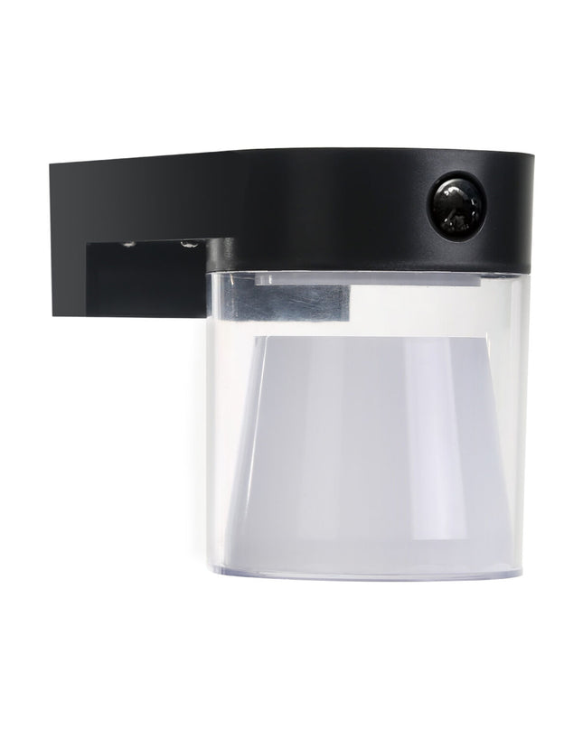 EDM Wandlamp EDM 31832 outdoor garden light in black polycarbonate and ABS with 4W LED, 500 lumens, color options 3000K, 4000K, 5000K