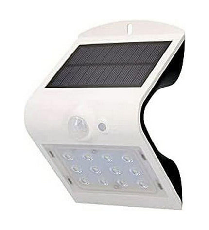 EDM Wandlamp EDM 31841 in wit, outdoor garden light with 1.5W LED, 220 lumens, made of polypropyleen, suitable for outdoor decor