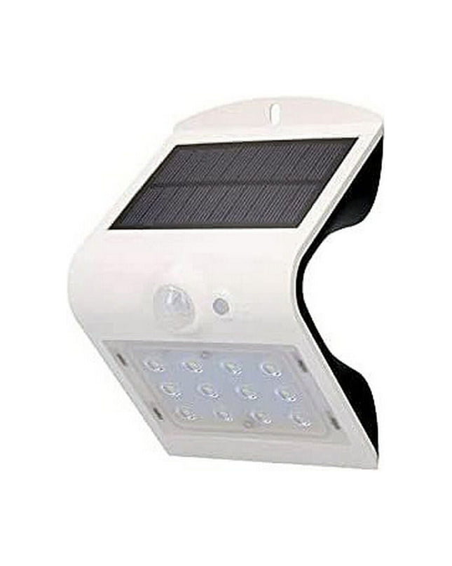 EDM Wandlamp EDM 31841 in wit, outdoor garden light with 1.5W LED, 220 lumens, made of polypropyleen, suitable for outdoor decor