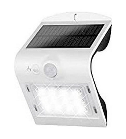 EDM Wandlamp EDM 31841 in witte polypropyleen met 1.5W en 220 lumen, buiten tuin decoratie, modern outdoor wall light