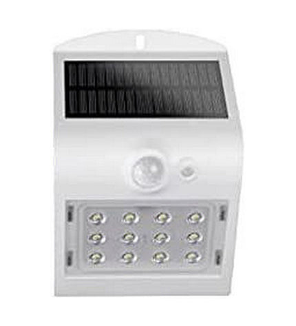 EDM Wandlamp EDM 31841 in wit, outdoor garden decoration with polypropyleen material, 1.5W, 220 lumens for exterior lighting.