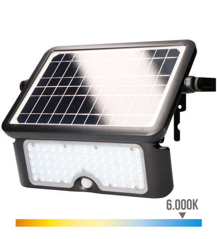 Black LED outdoor garden light EDM 31844, 10W, 1150 lumens, 6000K, decorative exterior lighting for garden or outdoor spaces