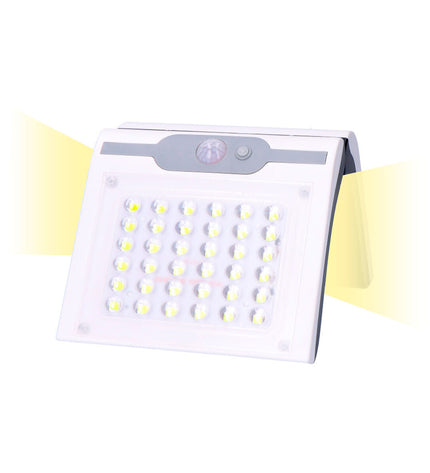EDM LED outdoor garden light with motion sensor, white 2W, 220 lumens, 6500K, suitable for exterior decorative lighting.