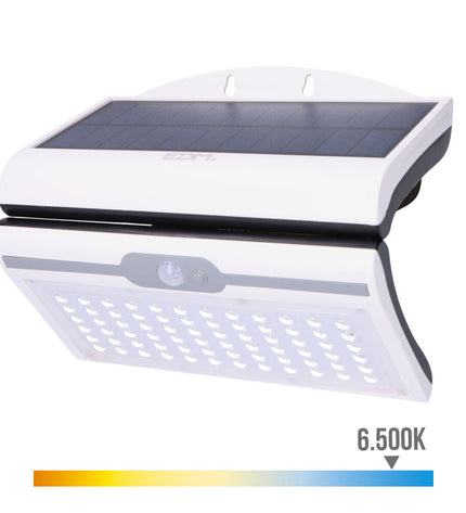 EDM LED outdoor garden light with motion sensor, 6W, 430 lumens, 6500K white, decorative exterior lighting.