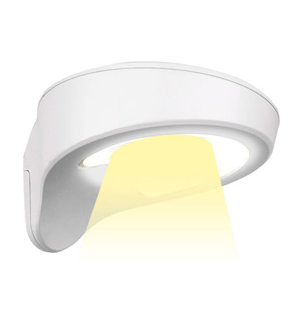 EDM LED outdoor garden light with motion sensor, 2W, 200 lumens, white finish, 6500K, suitable for exterior decoration.
