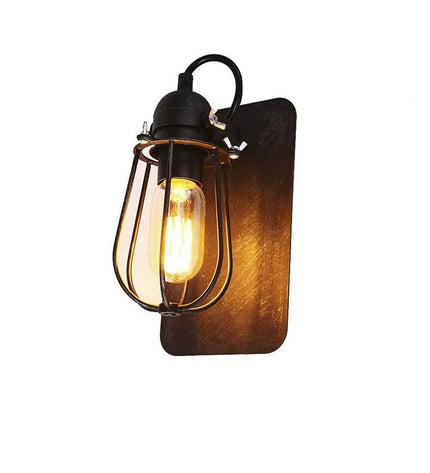 EDM Wandlamp EDM 32101 black metal outdoor garden light with E27 socket, 60W decorative exterior illumination