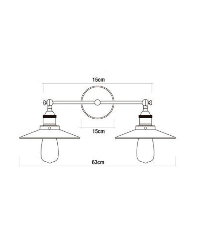 EDM Wandlamp EDM 32109 60W outdoor garden decorative wall light mounted on exterior wall with warm lighting effect