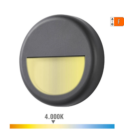 Colorful LED outdoor garden light EDM 32154 plastic F 6W 70lm multicolour 4000K for decorative exterior illumination.