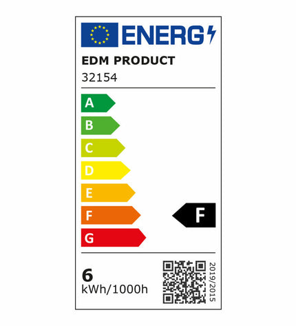 Multicolour LED outdoor garden light EDM 32154 plastic applicatie with 6W, 70 lumens, 4000K for outdoor decoration.