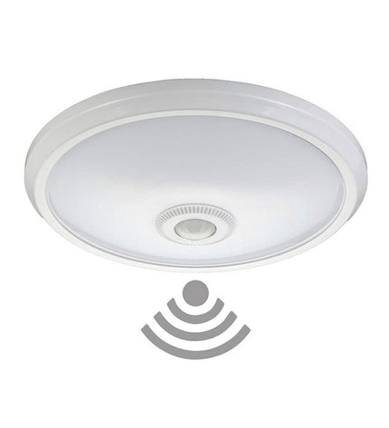 EDM Polymeer LED outdoor garden decor light, 16W, 1100 lumens, surface-mounted, 6400K cool white for exterior decoration.
