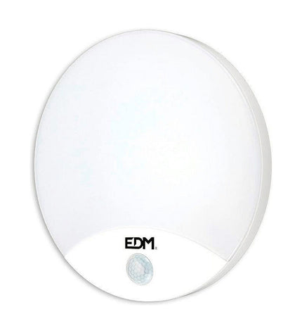 LED outdoor garden decor light EDM 32537 in white, 15W/13W, 1250-1850 lumens, polypropyleen, 4000K for exterior illumination.