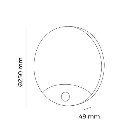 EDM LED outdoor garden light, polypropyleen, 15W, 13W, 1250lm, 1850lm, white 4000K, decorative outdoor lighting fixture