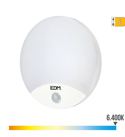 EDM LED outdoor garden light, polypropyleen, 15W, 1250 lumens, white 6500K, suitable for outdoor decorative lighting.