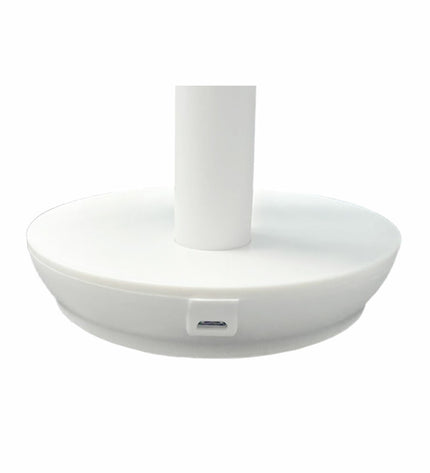 EDM Tafelventilator USB draagbare airconditioning, wit, 16.5 x 18.5 cm, herlaadbaar, compact voor huis en koken