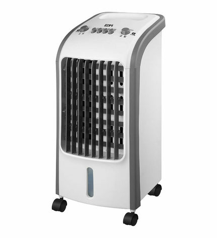Portable air cooler EDM 33516 by EDM Product, compact home and kitchen cooling device with 80W power and 3.6L water tank.