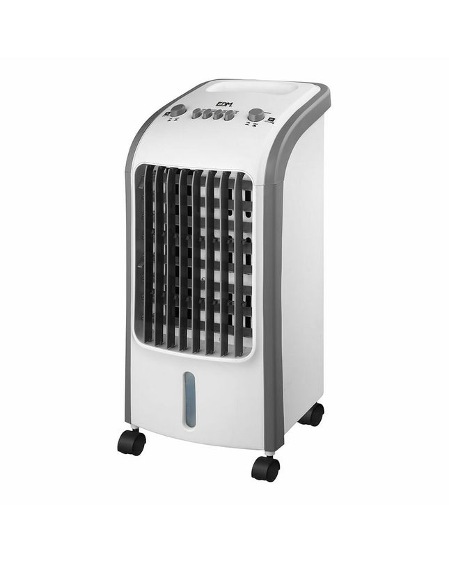 Portable air cooler EDM 33516 by EDM Product, compact home and kitchen cooling device with 80W power and 3.6L water tank.