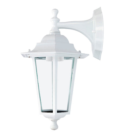 EDM Lykta EDM 34328 Zurich Wit outdoor garden light, 60W E27, aluminium, decorative outdoor lighting for garden or patio.