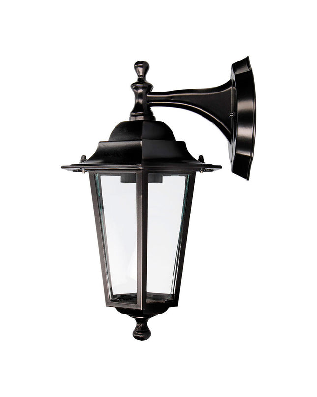 EDM Lykta EDM 34329 Zurich outdoor garden decoration in black aluminium, 60W E27, 2 x 94.7 cm for outdoor lighting or decor.