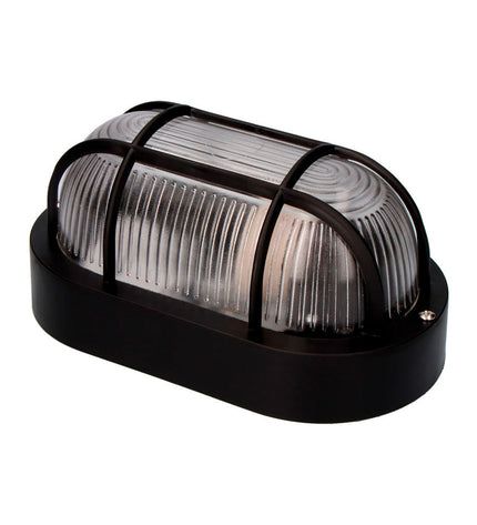 Outdoor garden wall lamp EDM Tarragona Zwart plastic with 40W E27 bulb, decorative outdoor lighting for garden or patio.