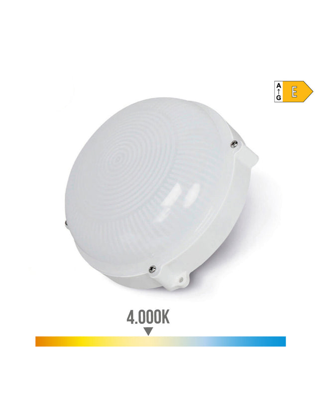 EDM Wandlamp EDM 34724 in wit with polymeer A E, 12W, outdoor garden decor, 1080 lumen, 4000K outdoor wall light