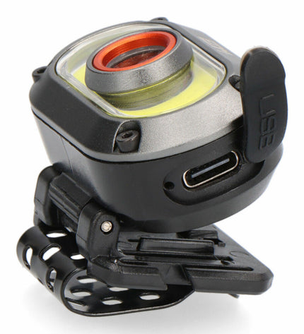 EDM LED headlamp for outdoor camping and hiking, 7W, 500 lumens brightness, lightweight headlamp for outdoor activities.