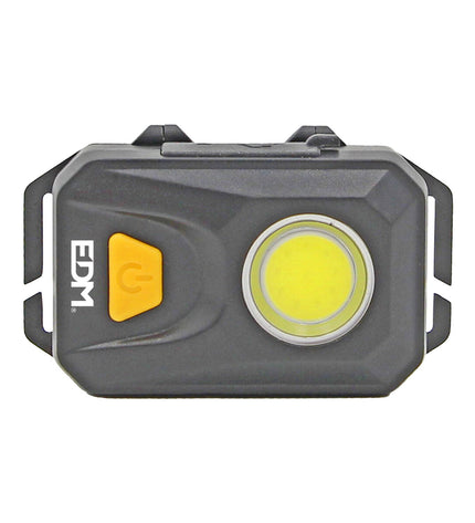 EDM 36172 LED headlamp for outdoor activities, with 3W brightness, 250 lumens for camping and hiking.