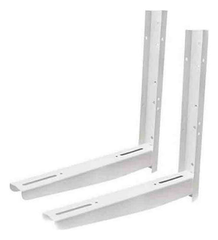 White outdoor condenser unit holder for airconditioners, suitable for EDM portable air conditioning units.
