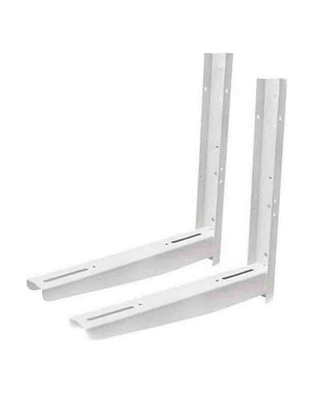 White outdoor condenser unit holder for airconditioners, suitable for EDM portable air conditioning units.