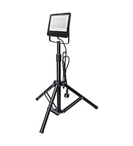 EDM Bouwlamp EDM 70336 Zwart F 100W outdoor garden decorative light with black finish and 6400K/6500K color temperature