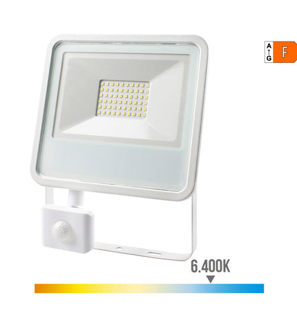 EDM Bouwlamp EDM 70393 Wit outdoor garden light with 20W-50W and 3500 lumens, suitable for outdoor decoration.